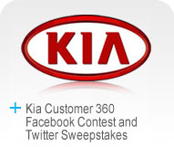 Kia Customer 360 Facebook Contest and Twitter Sweepstakes Logo