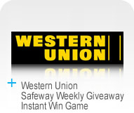 The Western Union Safeway Weekly Giveaway Instant Win Game Logo
