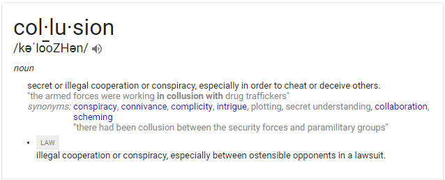 collusion defintion