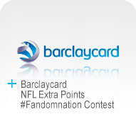 Barclaycard NFL Extra Points #Fandomnation Contest Logo